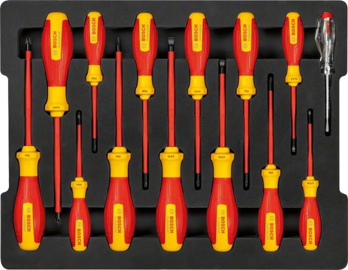 Викрутка Bosch Professional, (змішаний), VDE, набір 14 шт