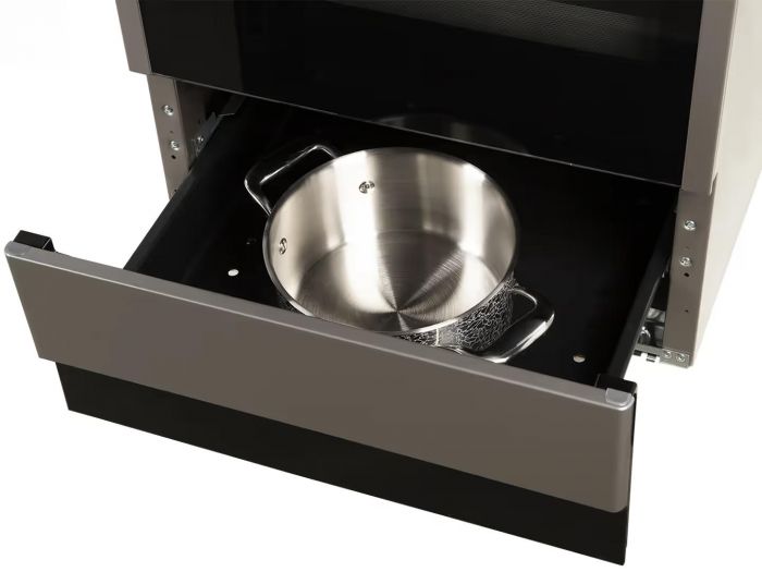 Плита Hansa комбінована, 62л, 50x60см, дисплей, конвекція, чавун, нерж