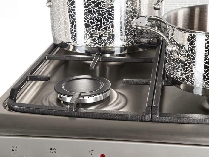 Плита Hansa комбінована, 62л, 50x60см, дисплей, конвекція, чавун, нерж