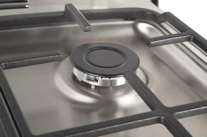 Плита Hansa комбінована, 62л, 50x60см, дисплей, конвекція, чавун, нерж