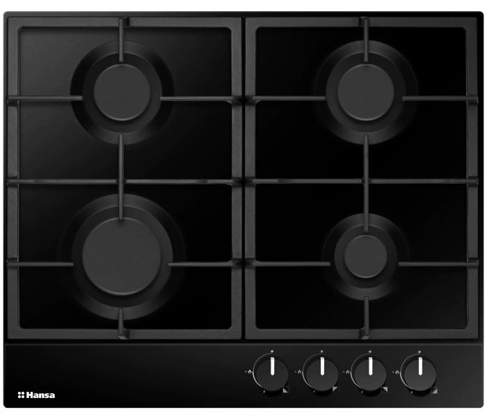 Комплект Hansa (духовка електрична + емальована газова поверхня), чорний