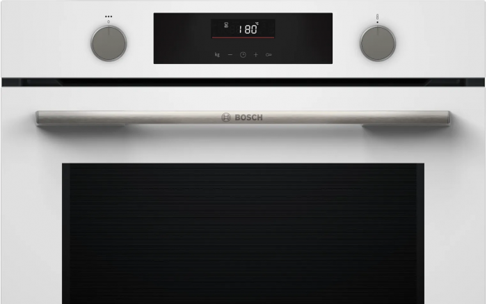 Духова шафа Bosch електрична, 76л, A, дисплей, конвекція, телескопічні направляючі,  белый
