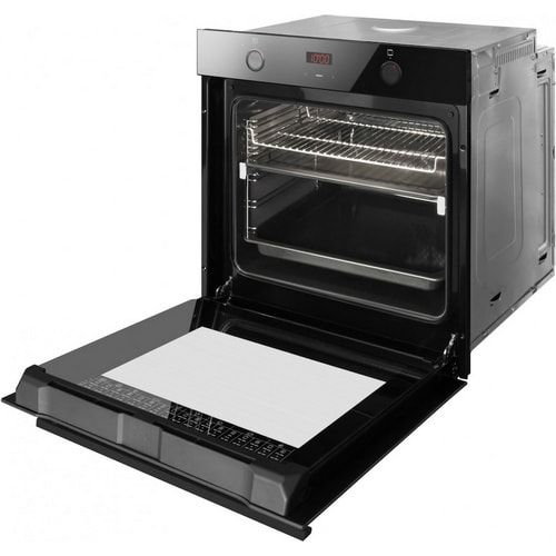Духова шафа Hansa електрична, 77л, A, дисплей, конвекція, чорний