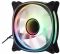 Корпусний вентилятор 2E GAMING Air Cool X Fan ACF120XB-ARGB, 120мм, 1200rpm, 3pin, 3pin +5VARGB, 20,4dBa, чорний