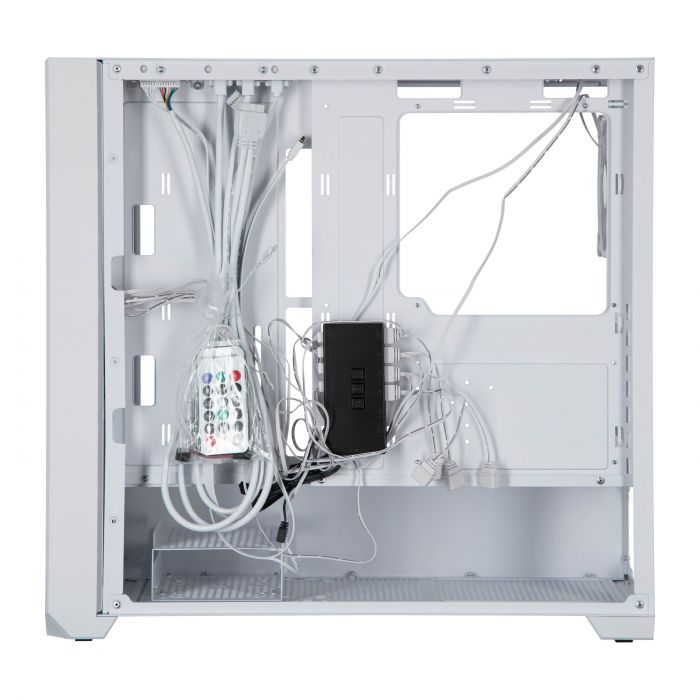 Корпус 2E GAMING Dominator Pro G2302W без БЖ 2xUSB3.0, 1xUSBType-C, 4x120мм ARGB, VGA 380мм, LCS ready, контролер з пультом, TG Side Panel, TG/Mesh Front panel, ATX, білий