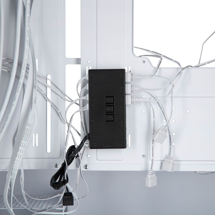 Корпус 2E GAMING Dominator Pro G2302W без БЖ 2xUSB3.0, 1xUSBType-C, 4x120мм ARGB, VGA 380мм, LCS ready, контролер з пультом, TG Side Panel, TG/Mesh Front panel, ATX, білий