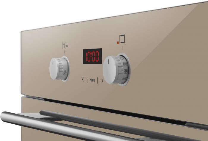 Духова шафа Hansa електрична, 65л, A, дисплей, конвекція, бежевий