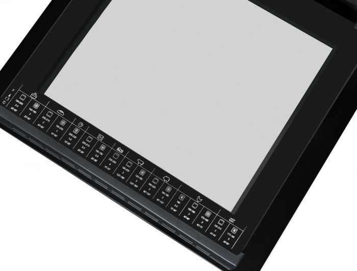 Духовка электр. Hansa, 60см, 65л, A,  гриль , емаль легкого очищення, диспл., нержавіюча сталь