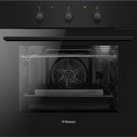 Духовка электр. Hansa, 60см, 62л, A,  гриль , емаль легкого очищення, чорний