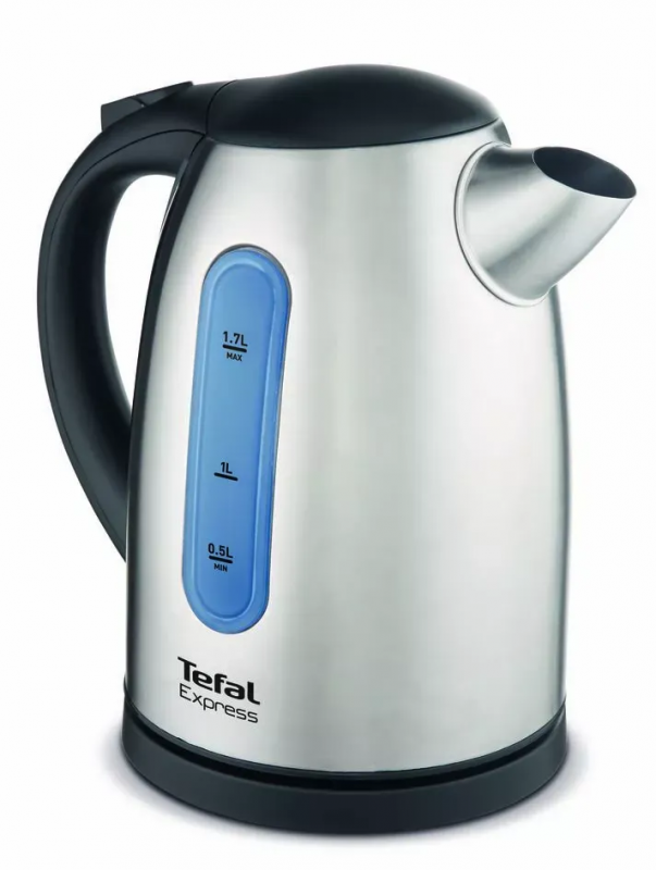 Електрочайник Tefal Express 2 1.7л, нерж. сталь, сірий