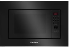Мікрохвильова піч Hansa вбудовувана, 20л, електр.управл., 900Вт, гриль, дисплей, відкр.кнопкою, чорний