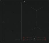 Варильна поверхня Electrolux індукційна, 60см, розширена зона, датчик кипіння, Hob2Hood, чорний матовий