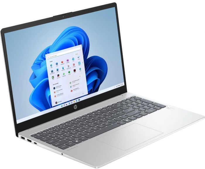 Ноутбук HP OmniBook 3 15-fn0006ua 15.6" FHD IPS AG, AMD AI 5 340, 24GB, F1024GB, UMA, Win11, сріблястий