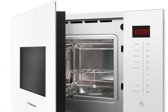 Вбудовувана мікрохвильова піч Hansa, 25л, функц. мікрохв., гриль, диспл., білий