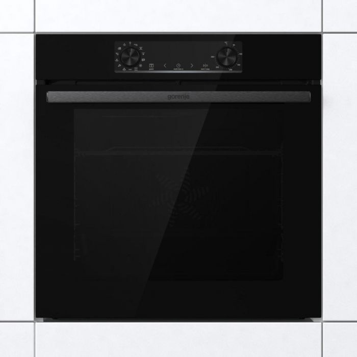 Духова шафа Gorenje електрична, 77л, A+, дисплей, макс.темп.- 300, IconLed, чорний
