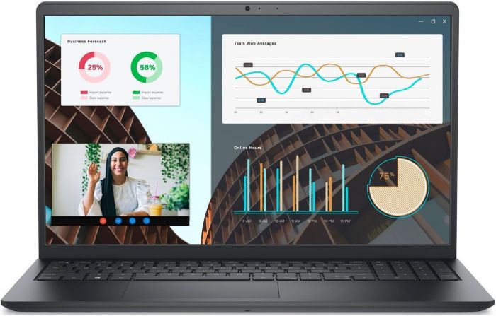 Ноутбук Dell Vostro 3530 15.6" FHD AG, Intel i5-1334U, 16GB, F512GB, UMA, Lin, чорний