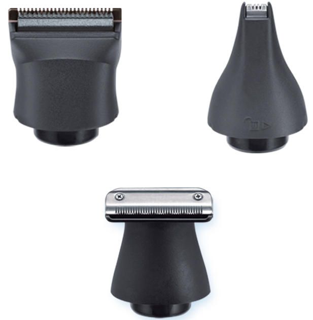 Набір для стрижки Remington Graphite, для голови, вусів, бороди,носа і тіла, акум., насадок-6, чорний