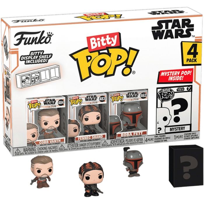 Набір подарунковий Funko POP (Bitty): Mandalorian 4PK - Marshal