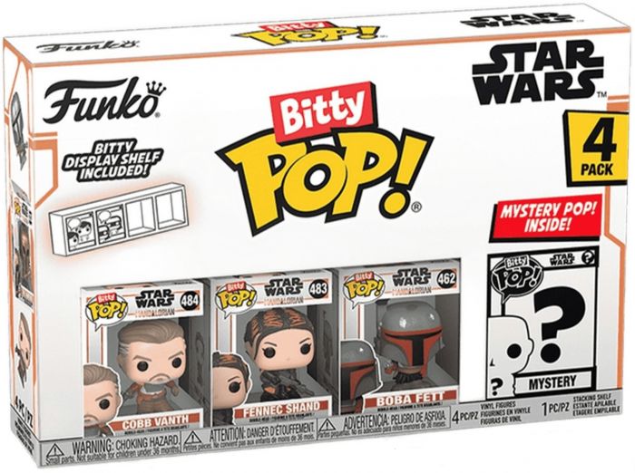 Набір подарунковий Funko POP (Bitty): Mandalorian 4PK - Marshal