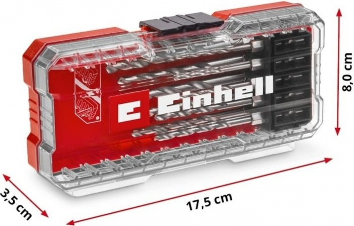 Набір свердел по металу Einhell HSS, 10 шт, 2-6.5мм, кейс