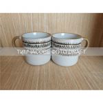 Чашка Ardesto Ettore, 380мл, кераміка, білий