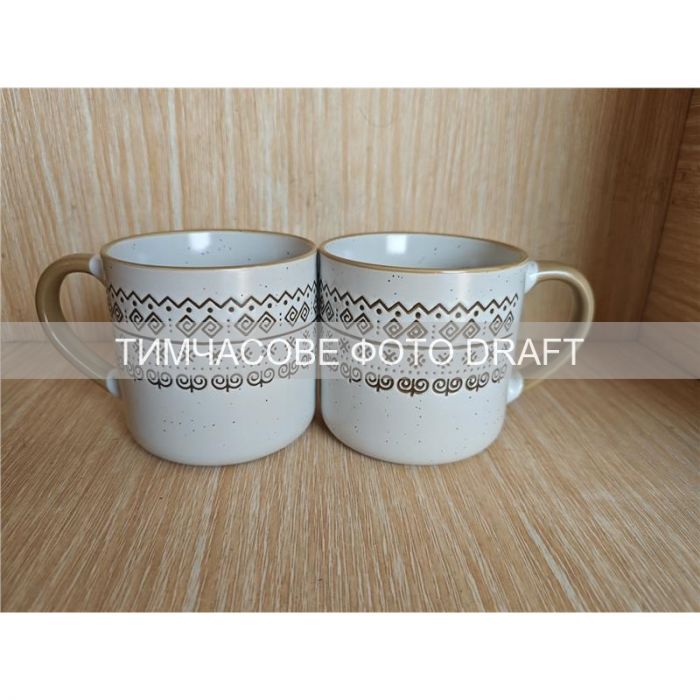 Чашка Ardesto Ettore, 380мл, кераміка, білий