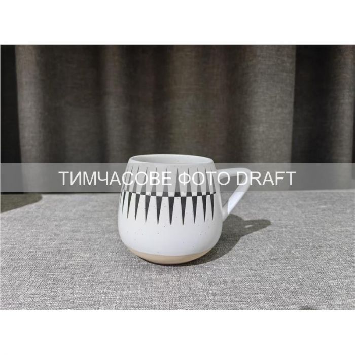 Чашка Ardesto Auro, 440мл, кераміка, білий