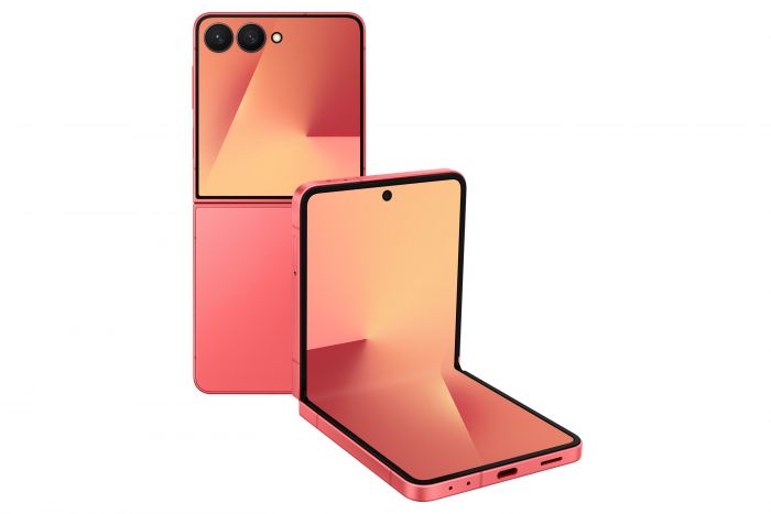 Смартфон Samsung Galaxy Flip 7 5G (F766) 6.9"/4.1"12/512ГБ, 1SIM, 4300мА•год, червоний корал
