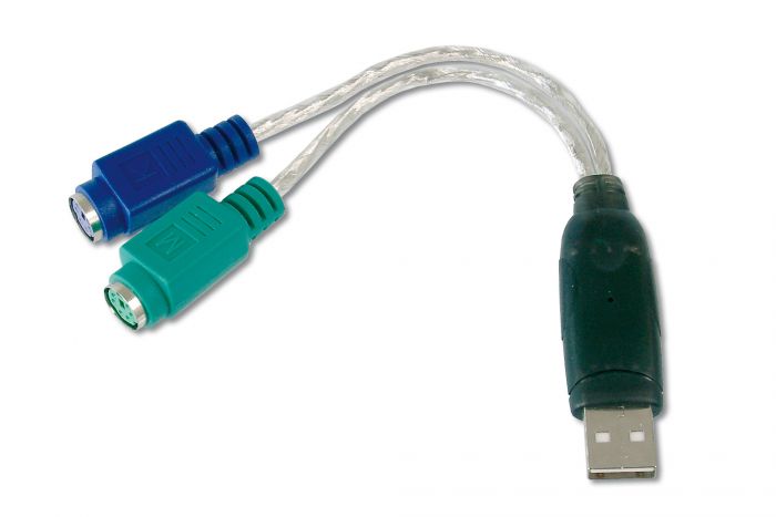 Адаптер DIGITUS USB 1.1 - 2xPS/2, M/F