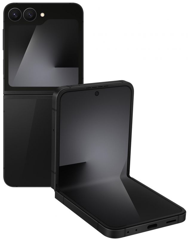Смартфон Samsung Galaxy Flip 7 FE 5G (F761) 6.7"/3.4" 8/128ГБ, 1SIM, 4000мА•год, чорний