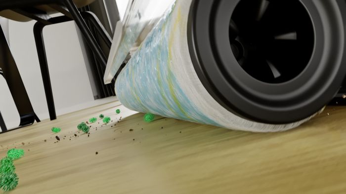 Пилосос Karcher безпровідний FCV 3, 160Вт, конт пил -0.45л, вода -0.8л, автон. робота до 30хв, вага-3.7кг, 3в1, білий