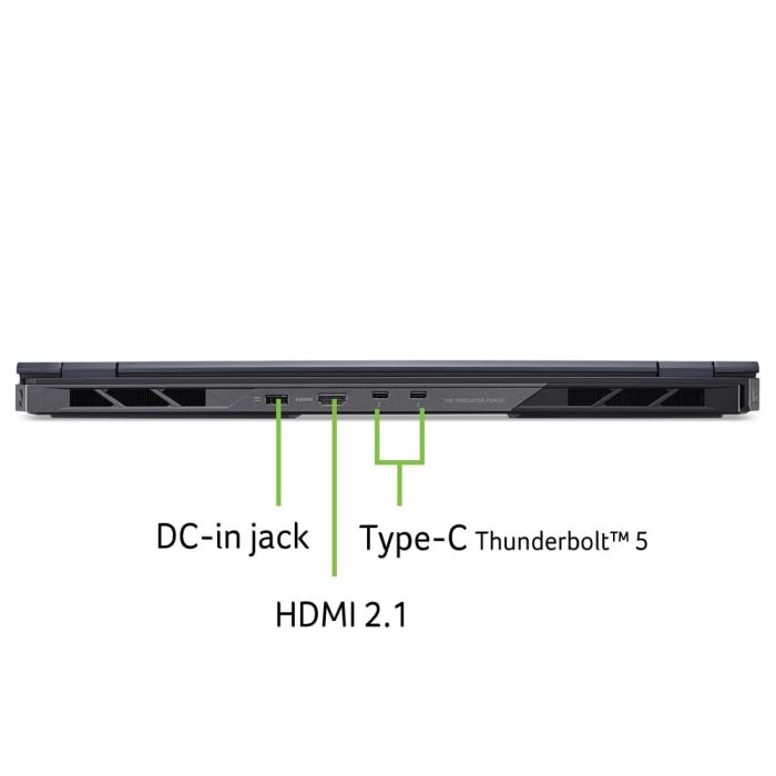 Ноутбук Acer Predator Helios 18 PH18-73 18" WQUXGA IPS, Intel U9-275HX, 64GB, F2TB, NVD5090-24, Lin, чорний