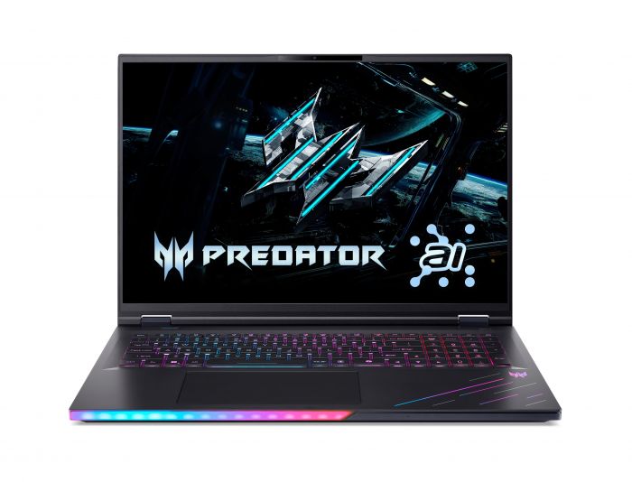 Ноутбук Acer Predator Helios 18 PH18-73 18" WQUXGA IPS, Intel U9-275HX, 192GB, F5TB, NVD5090-24, Win11P, чорний