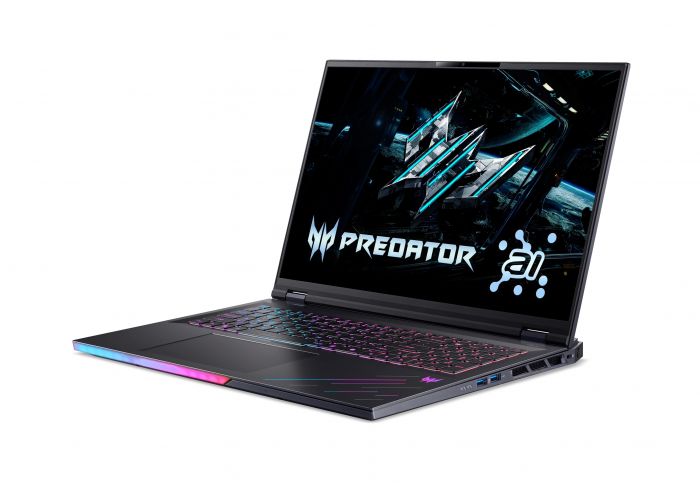 Ноутбук Acer Predator Helios 18 PH18-73 18" WQUXGA IPS, Intel U9-275HX, 192GB, F5TB, NVD5090-24, Win11P, чорний