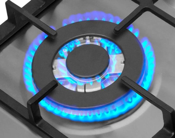 Варильна поверхня Hansa комбінована (3 газ + 1 електро), 60см, нержавіюча сталь