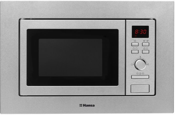 Вбудовувана мікрохвильова піч Hansa, 20л, функц. мікрохв., гриль, диспл., нержавіюча сталь