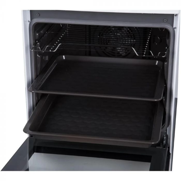 Плита комбінована Hansa, 50х60см, 62л, чавун, газ контр., дисплей, білий