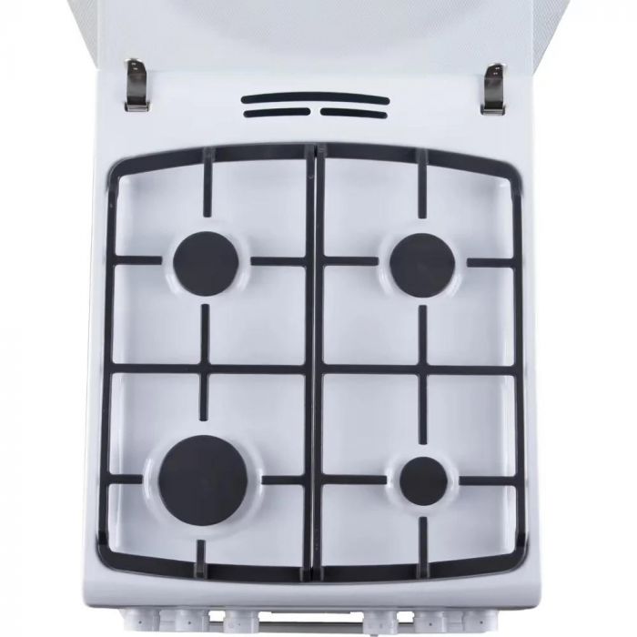 Плита комбінована Hansa, 50х60см, 62л, чавун, газ контр., дисплей, білий