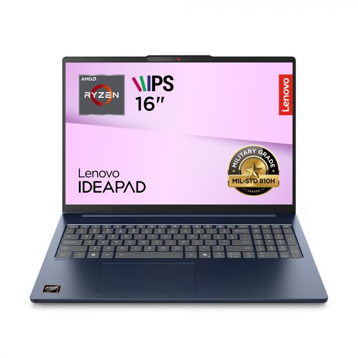 Ноутбук Lenovo IdeaPad Slim 5-16ARP10 16" WUXGA  AG, AMD R5-7535HS, 16GB, F512GB, UMA, DOS, синій