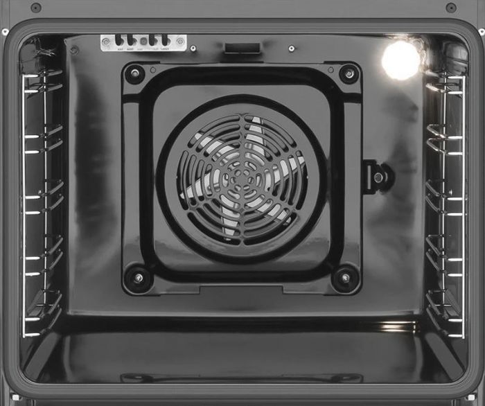 Плита комбінована Hansa, 50х60см, 65л, чавун, газ контр., дисплей, нержавіюча сталь