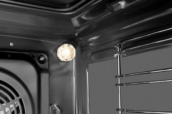 Плита комбінована Hansa, 50х60см, 65л, чавун, газ контр., дисплей, нержавіюча сталь