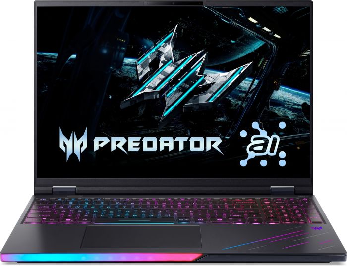 Ноутбук Acer Predator Helios 16 PH16-73 16" OLED, Intel U9-275HX, 32GB, F1TB, NVD5070Ti-12, Lin, чорний