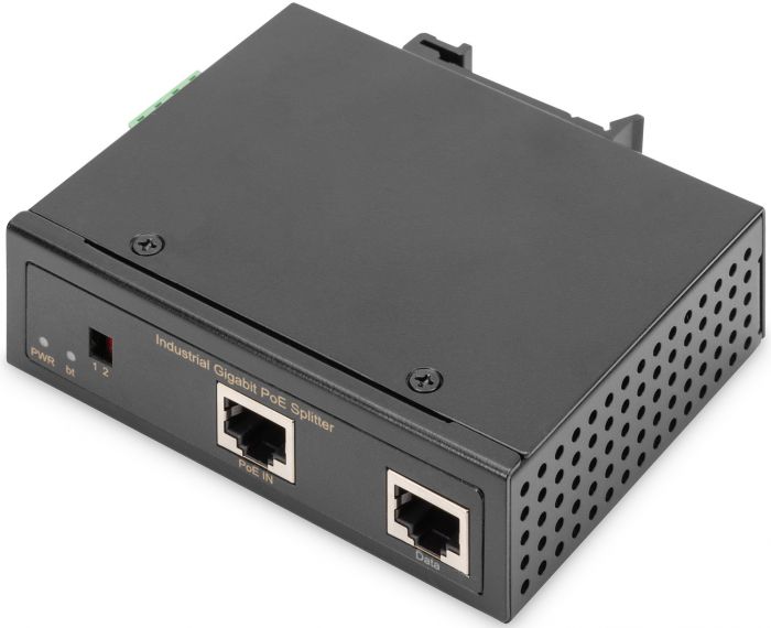 Розгалужувач DIGITUS Gigabit Ethernet PoE++ splitter, Industrial, 95W
