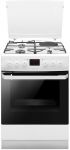 Плита з комбі. вар. поверхнею Hansa, 60х60см, 62л, емаль, газ контр., дисплей, білий