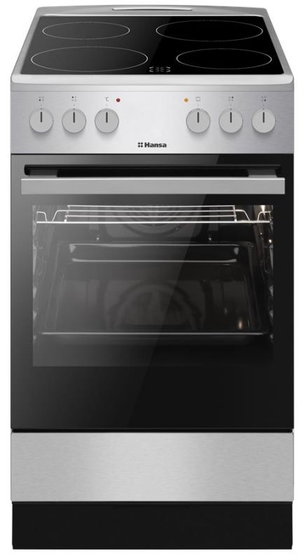 Плита Hansa електрична, 50х60см, 62л, нержавіюча сталь