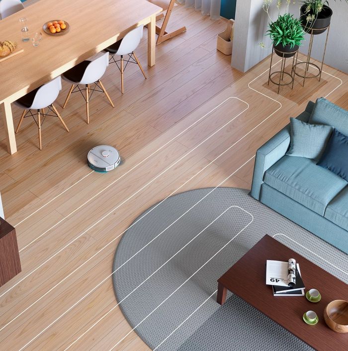 Робот-пилосос Philips Series 2000, h=9.7см, вологе прибирання, конт пил -0.38л, вода -0.3л, автон. робота до 120хв, EPA 11, Wi-Fi, станція самоочищ., білий