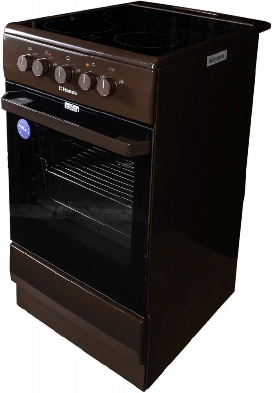 Плита електрична Hansa, 50х60см, 68л, коричневий