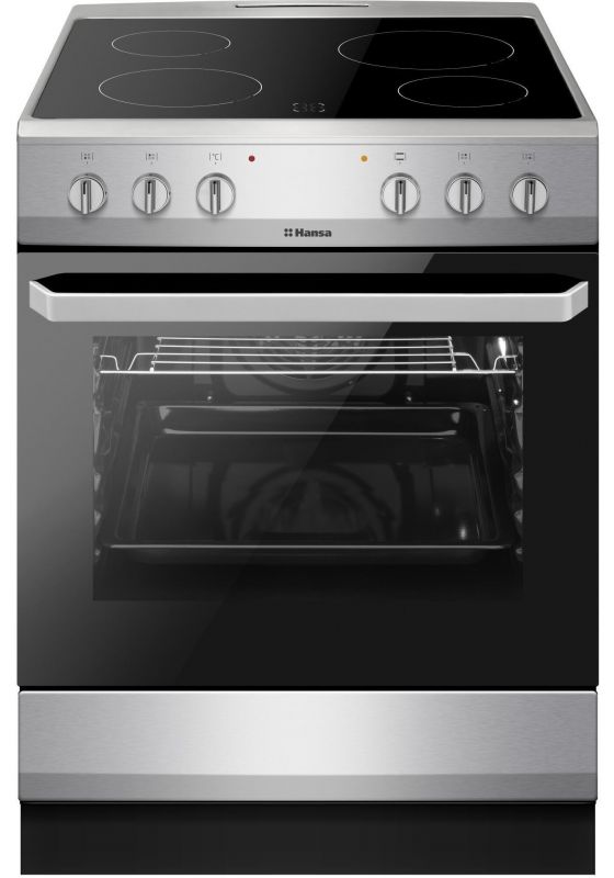 Плита електрична Hansa, 60х60см, 62л, нержавіюча сталь