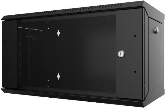 Шафа MIRSAN 19", 12U, WTC, 565x450 мм, максимально 80 кг, чорна