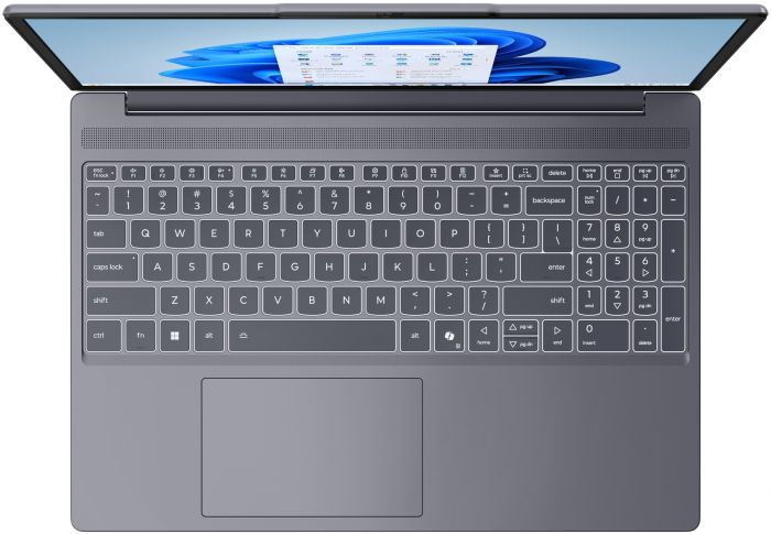 Ноутбук Lenovo IdeaPad Slim 3-15IRU10 15.3" WUXGA AG, Intel Core 3-100U, 16GB, F512GB, UMA, DOS, сірий